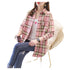 Flannel Plaid Shirt for Women