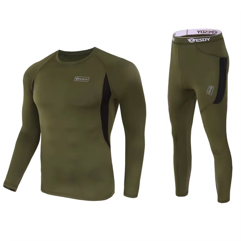 Ridge Reactor Compression Baselayer Set Midweight Fleece-Lined - Men's