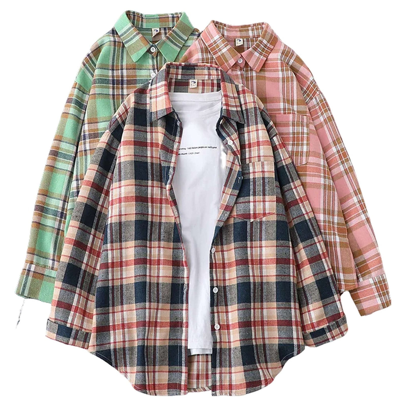 Flannel Plaid Shirt - Women's
