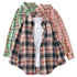 Flannel Plaid Shirt for Women