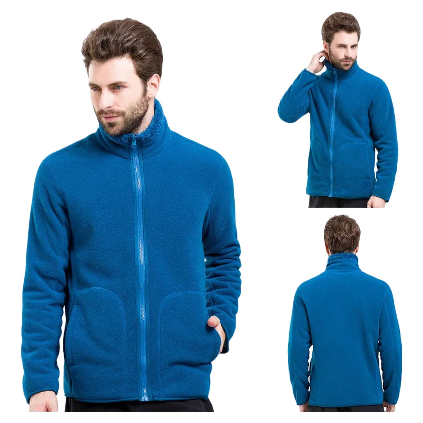 Dual-Sided Fleece Jacket - Men's