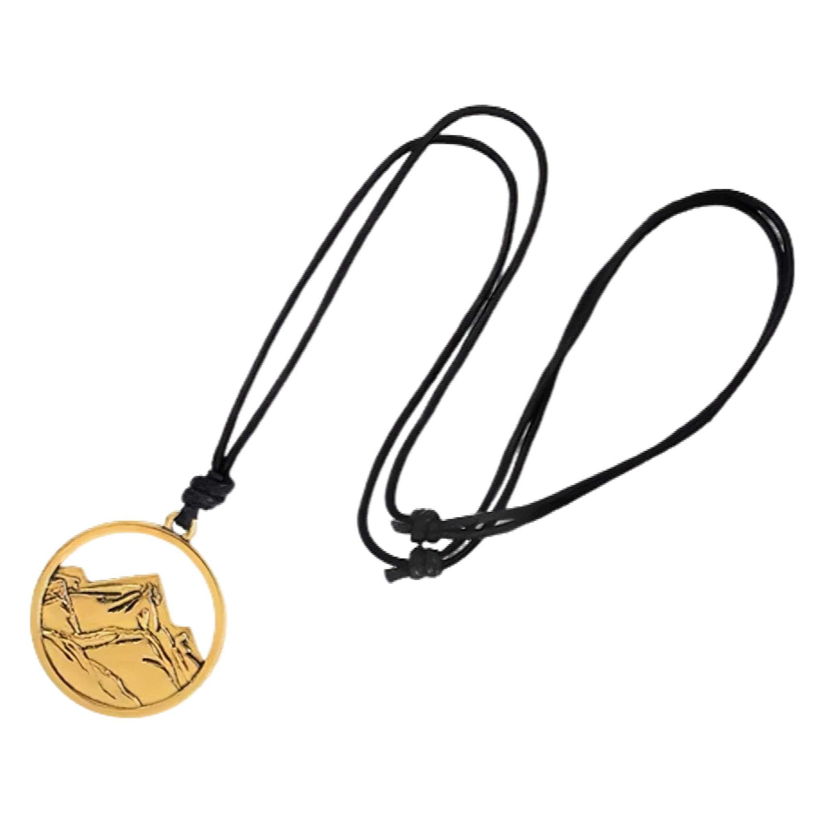 Alpex SummitGlint gold-tone mountain pendant necklace