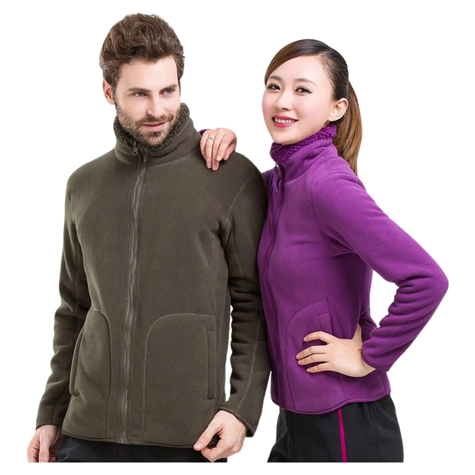 Dual-Sided Fleece Jacket - Men's