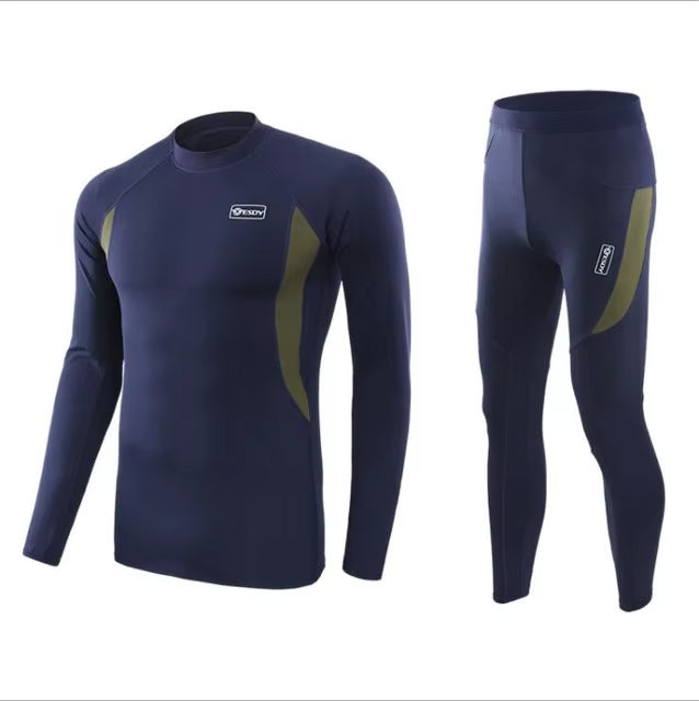 ESDY men's Ridge Reactor fleece-lined compression baselayer set