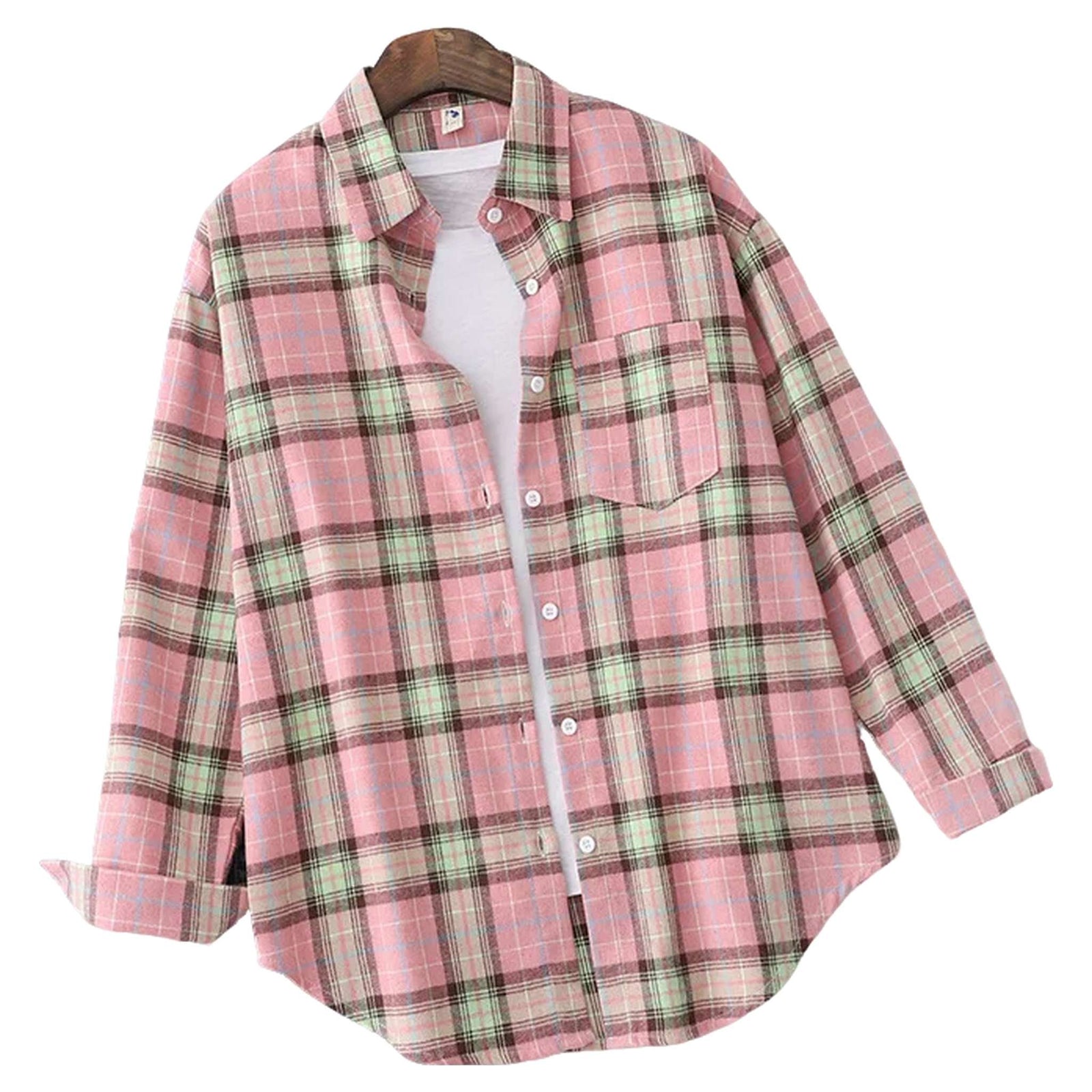 Flannel Plaid Shirt - Women's