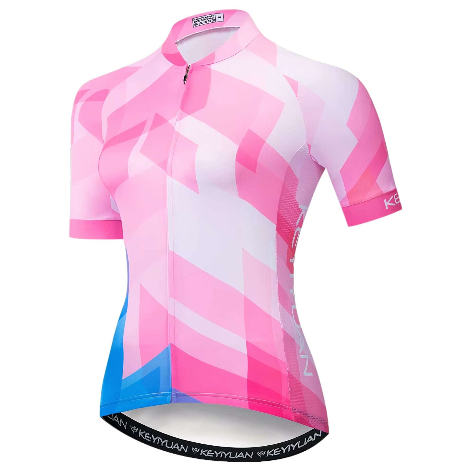 AeroGlide Prism Women's Cycling Jersey – Pink/Blue Fade