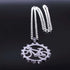 CycloGear Stainless Steel Bicycle Pendant Necklace