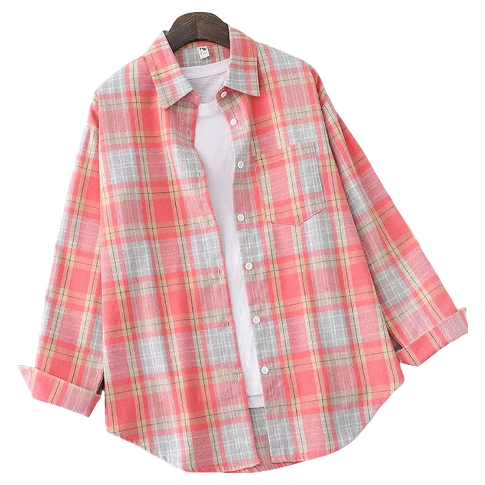 Flannel Plaid Shirt - Women's
