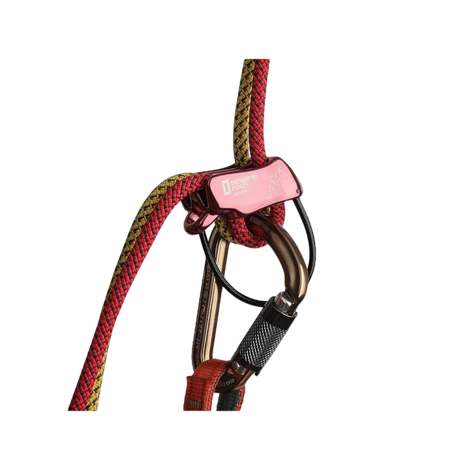 Shuttle Belay Device - Versatile & Lightweight for Twin, Half, Single Ropes