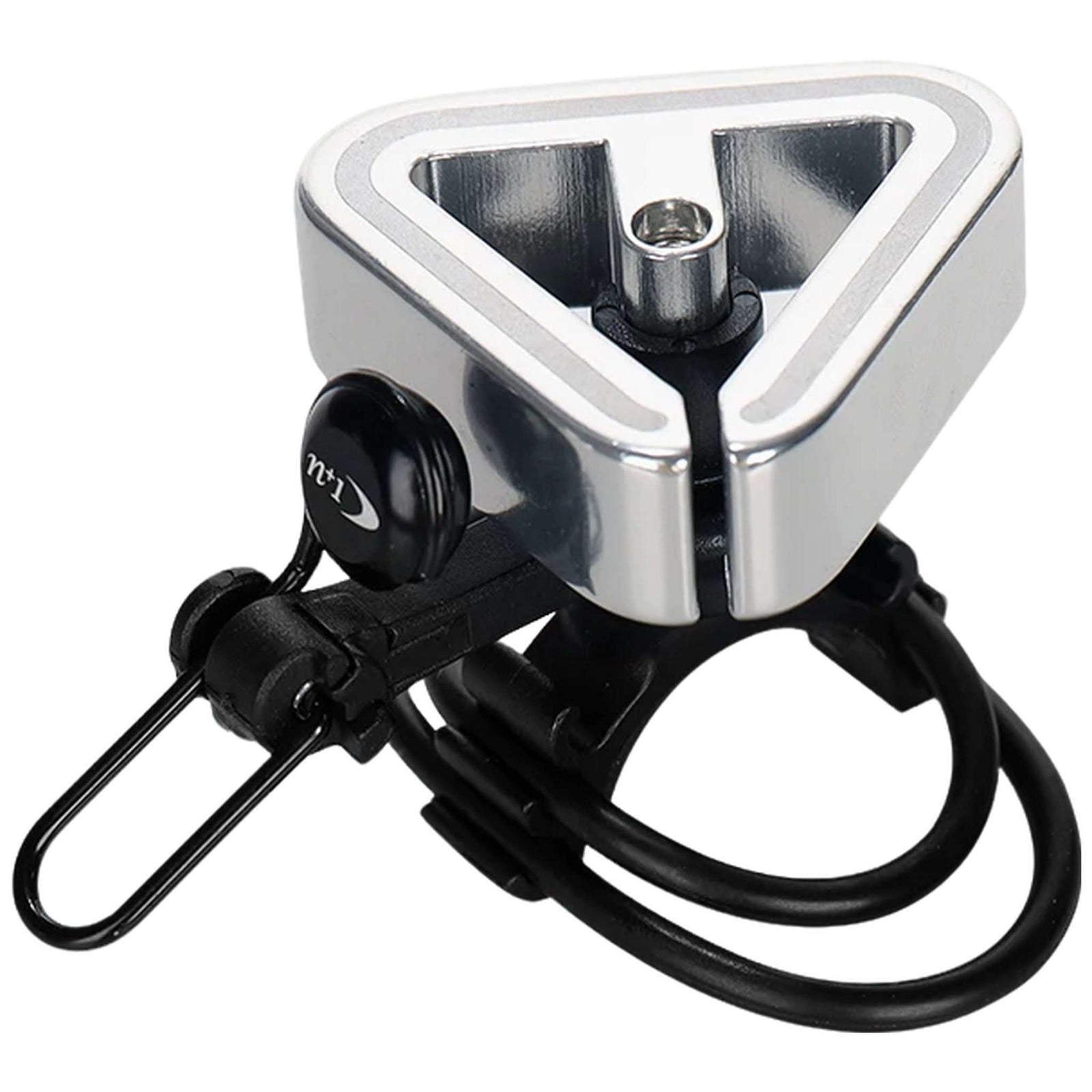 High-Fidelity Copper Alloy Triangle Bike Bell - Easy-Mount CNC Base for All Bikes