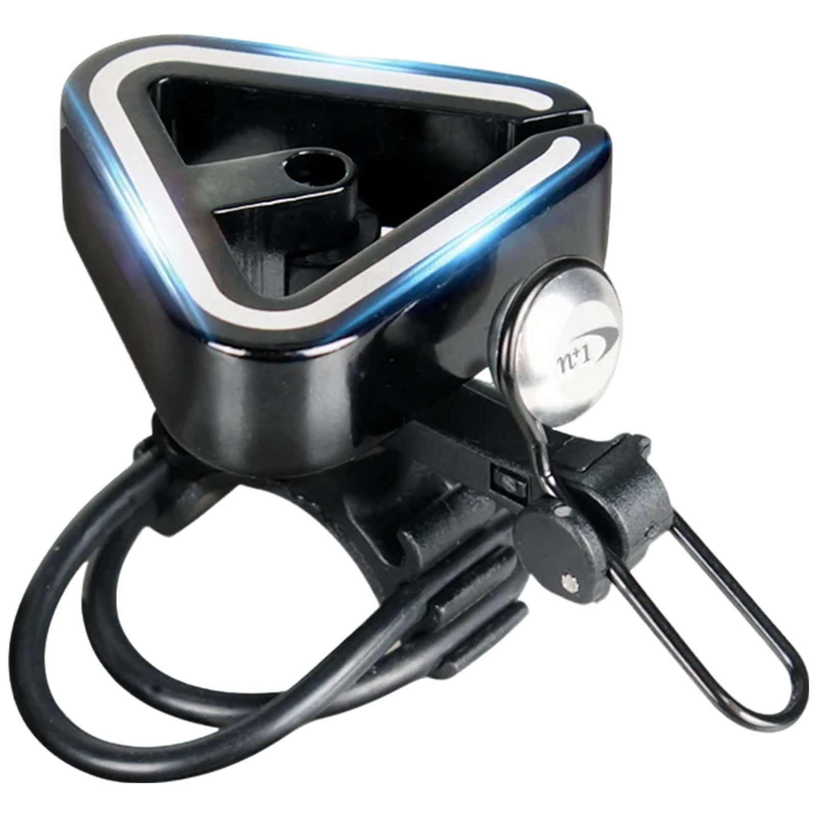 High-Fidelity Copper Alloy Triangle Bike Bell - Easy-Mount CNC Base for All Bikes