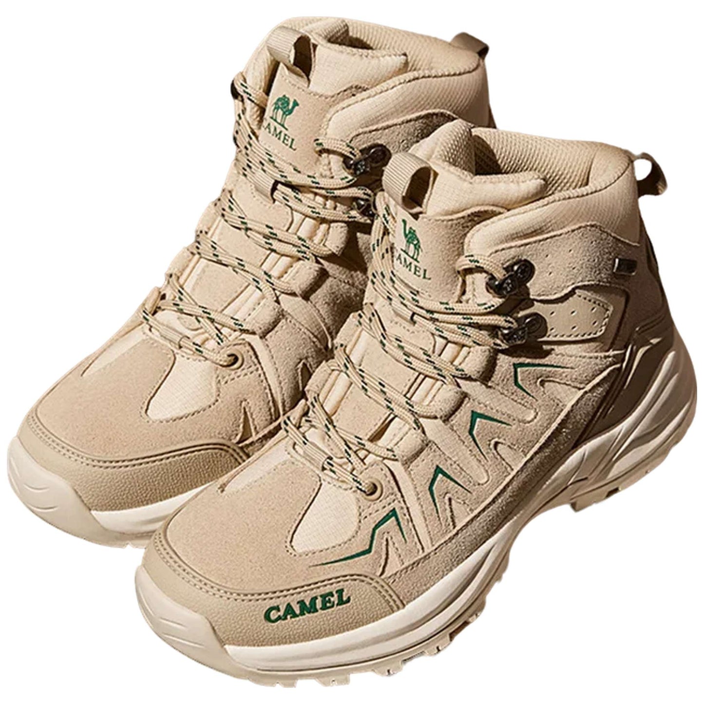 Men's Waterproof High-Top Hiking Boots - Non-Slip Trekking Shoes