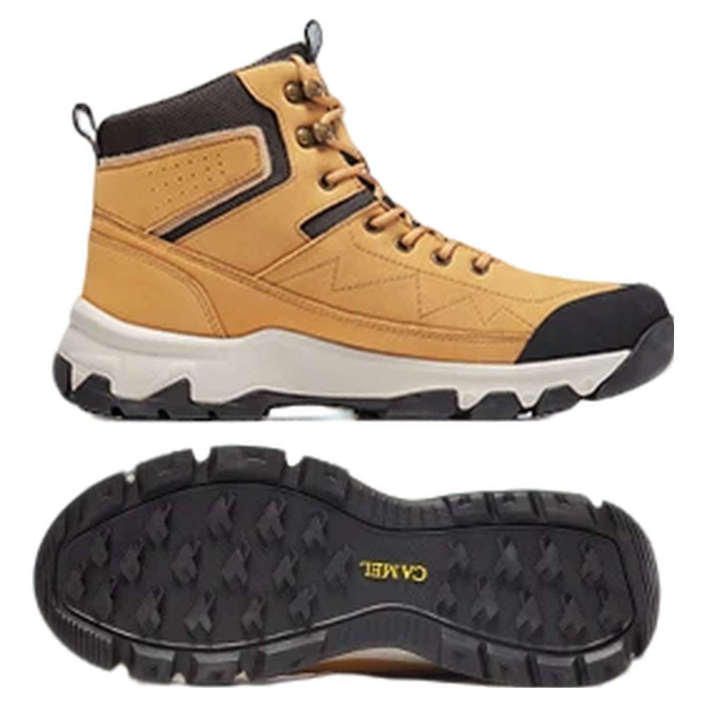 Men's High-Top Ankle Hiking Boots - Durable, Non-slip Outdoor Trekking Shoes