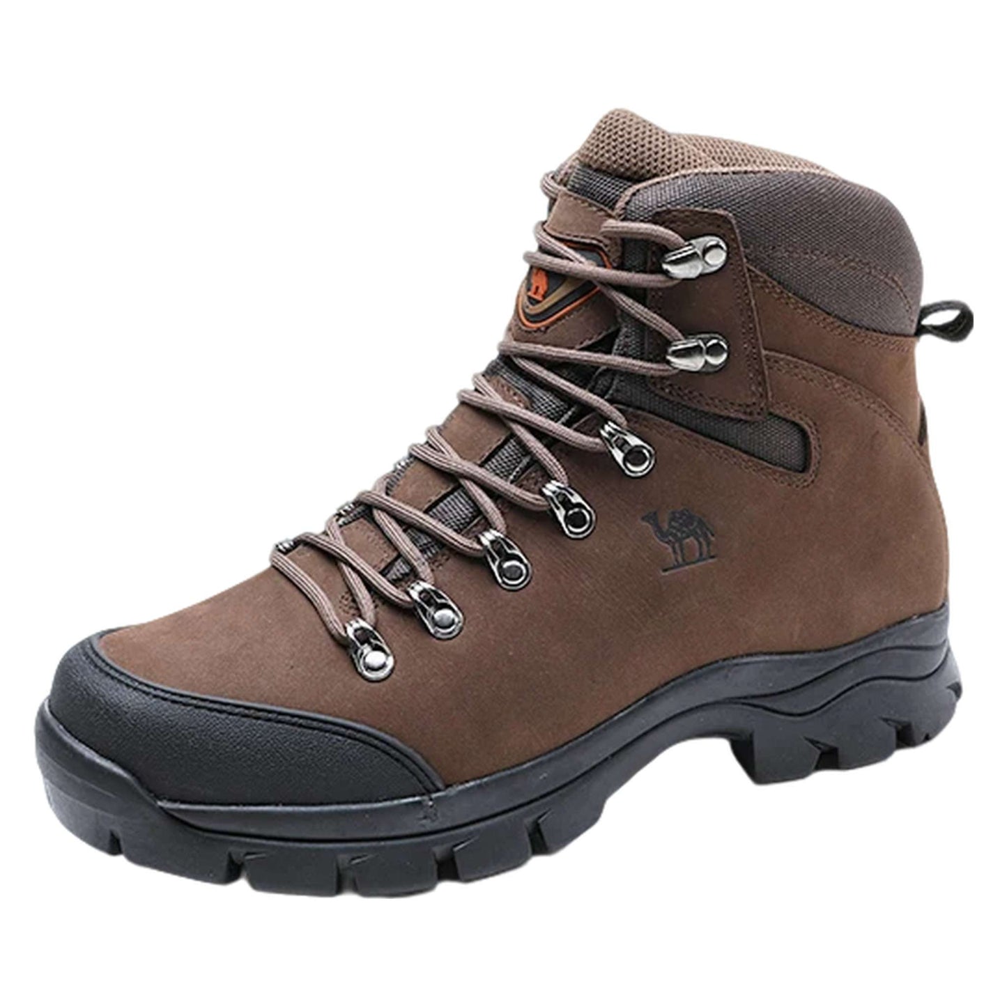 Men's Waterproof Hiking Boots - Durable Leather Outdoor Trekking Shoes