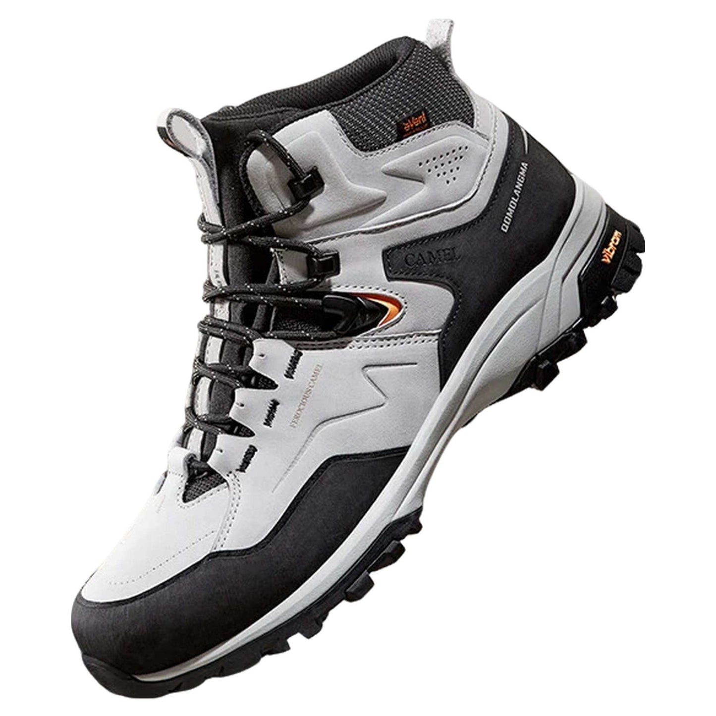 Outdoor Hiking Men's Boots – eVent Waterproof High-Top Trekking Footwear with Vibram Soles