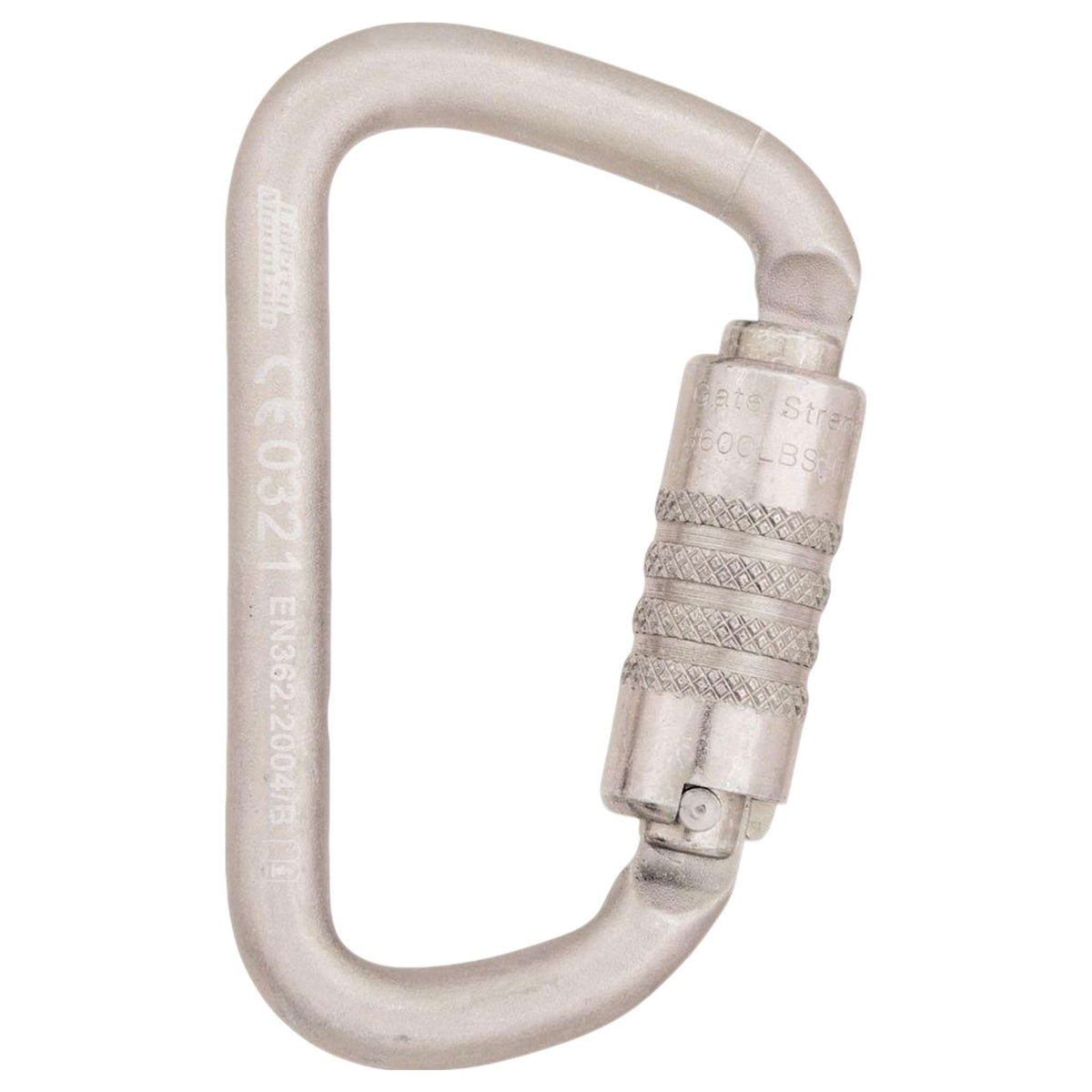 Cypher G Series modified D triple-lock climbing carabiner