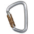 Hard Steel Large D Key Lock Carabiner – Three Stage Auto Lock for Climbing Safety