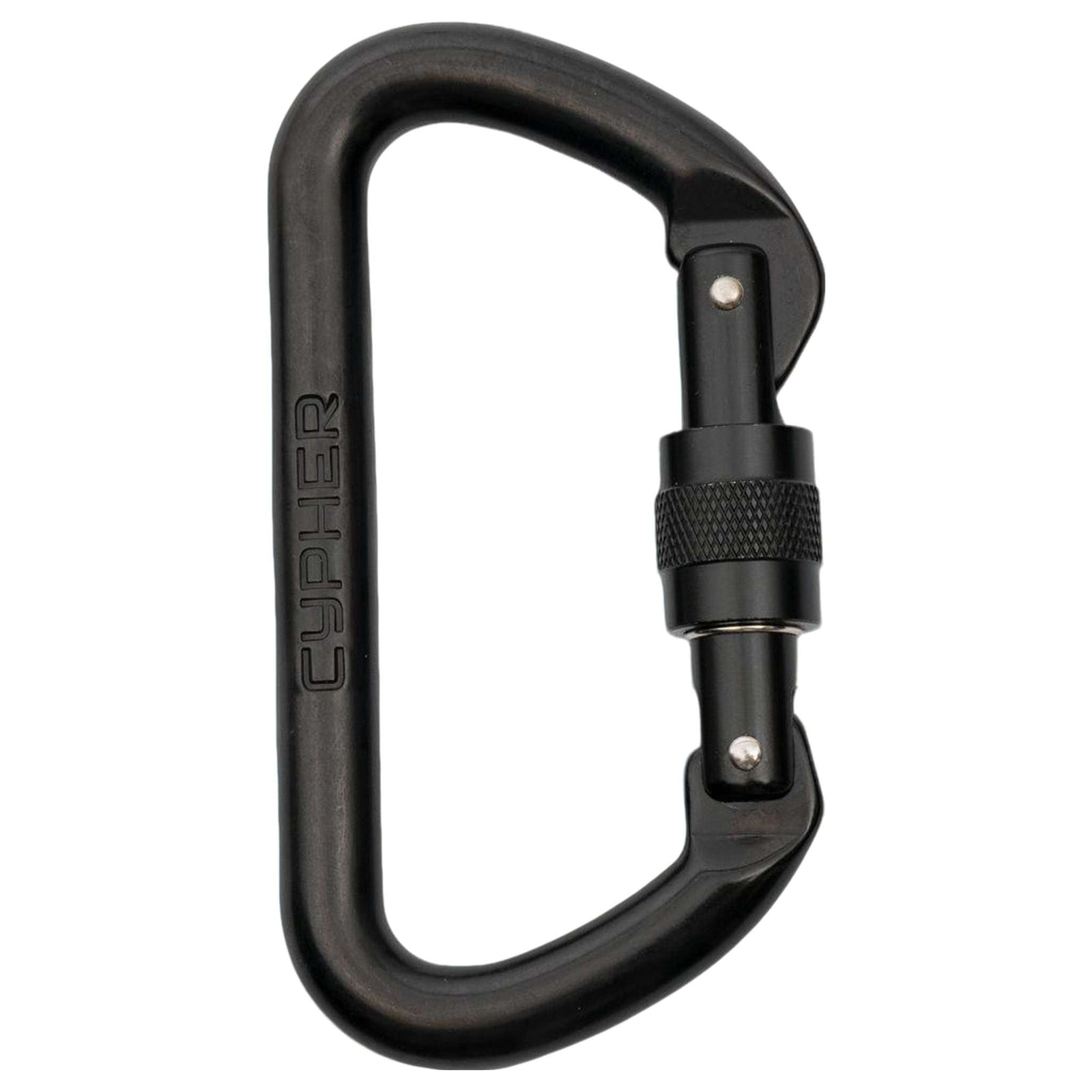 Cypher D Locking Carabiners - Lightweight & Durable for Racking Equipment & Ropes Courses
