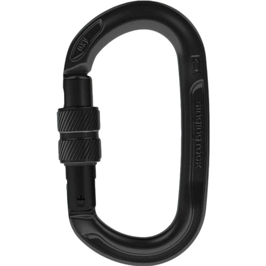 Oxy Screw Oval Carabiner - Hot-Forged Alloy for Pulleys & Climbing Devices