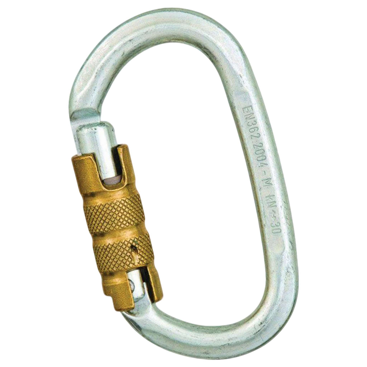 Cypher hardened steel oval keylock climbing carabiner