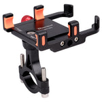 360° Rotatable Alloy Phone Mount - Secure & Versatile GPS Handlebar Bracket for Bikes & Motorcycles