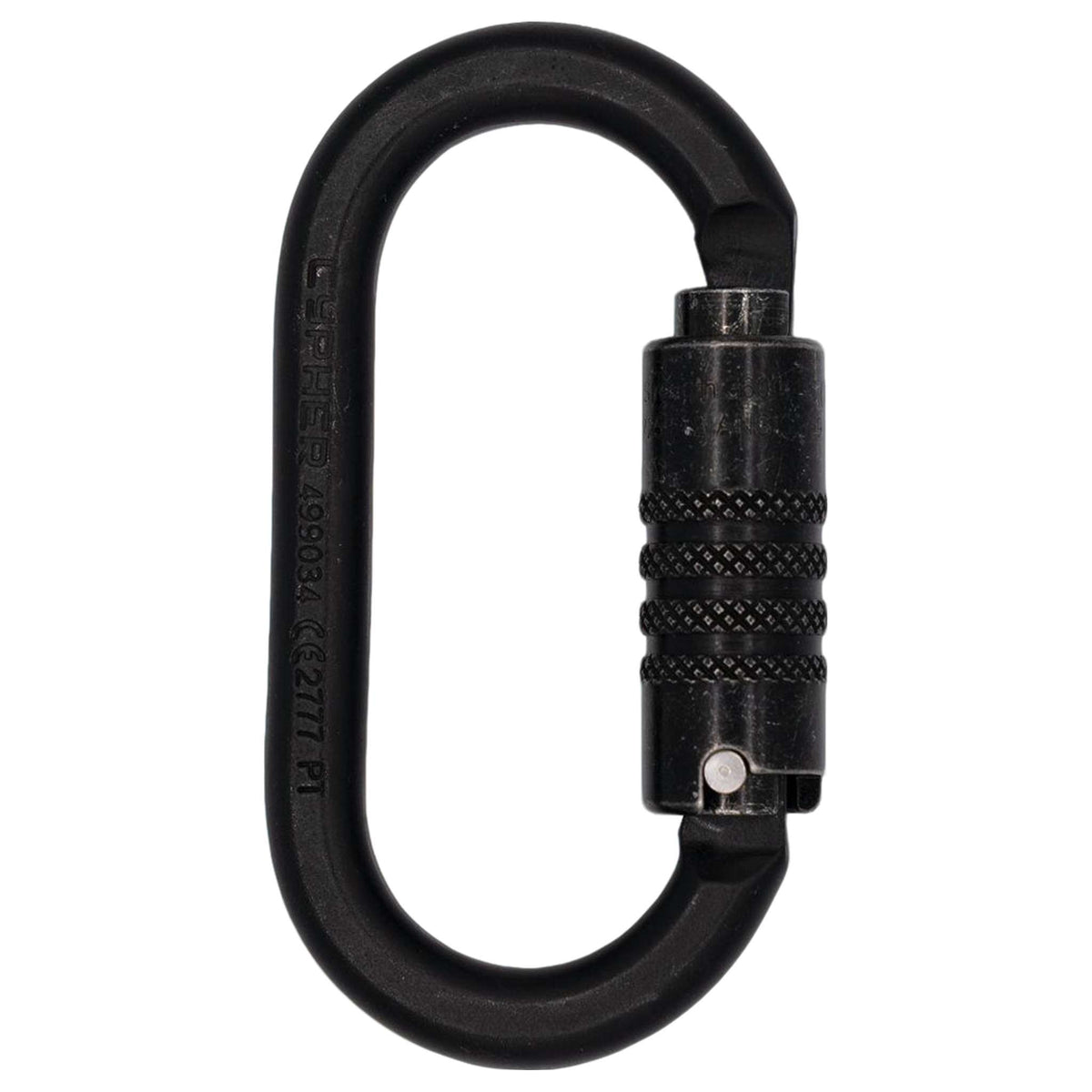 Cypher G Series oval triple-lock climbing carabiner