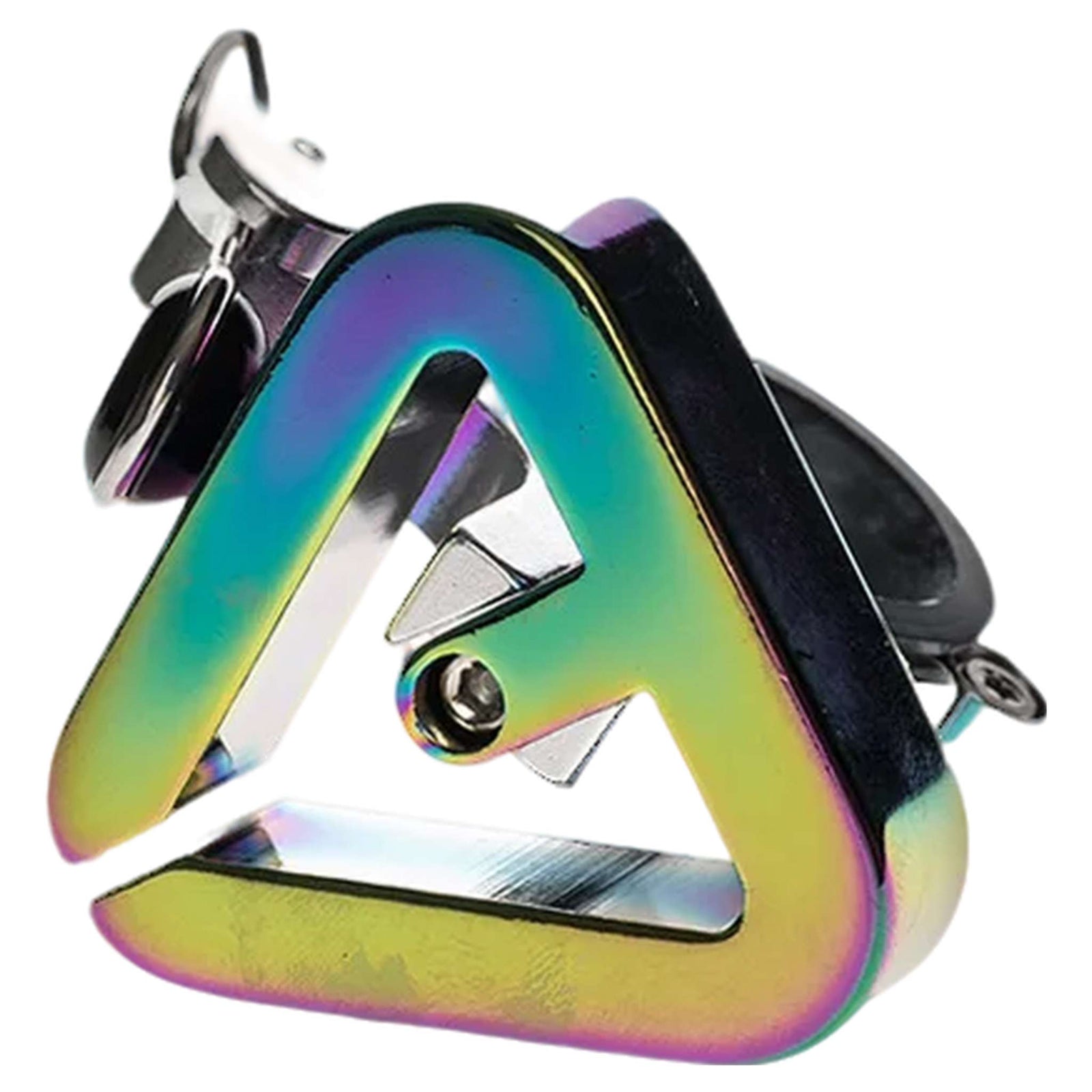 High-Fidelity Copper Alloy Triangle Bike Bell - Easy-Mount CNC Base for All Bikes