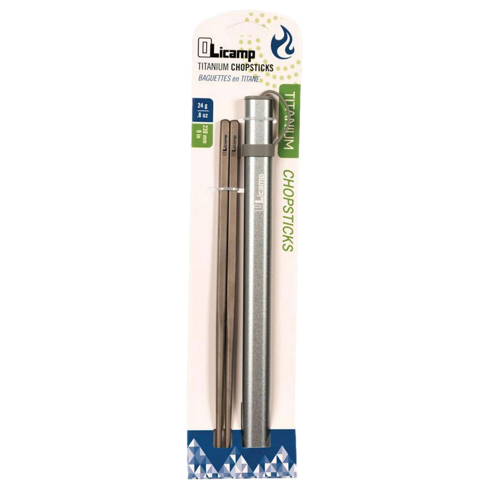 Ultralight Titanium Chopsticks with Secure Carry Case