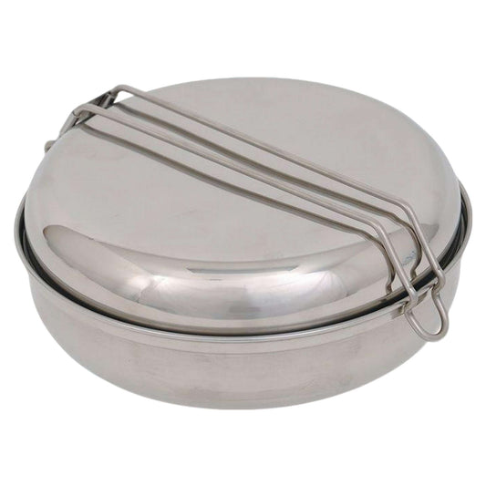 Deluxe Stainless Steel Mess Kit – The Ultimate Companion for Backcountry Culinary Adventures