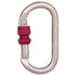 Classic Steel Oval Screw Gate Carabiner – Essential Climbing Gear