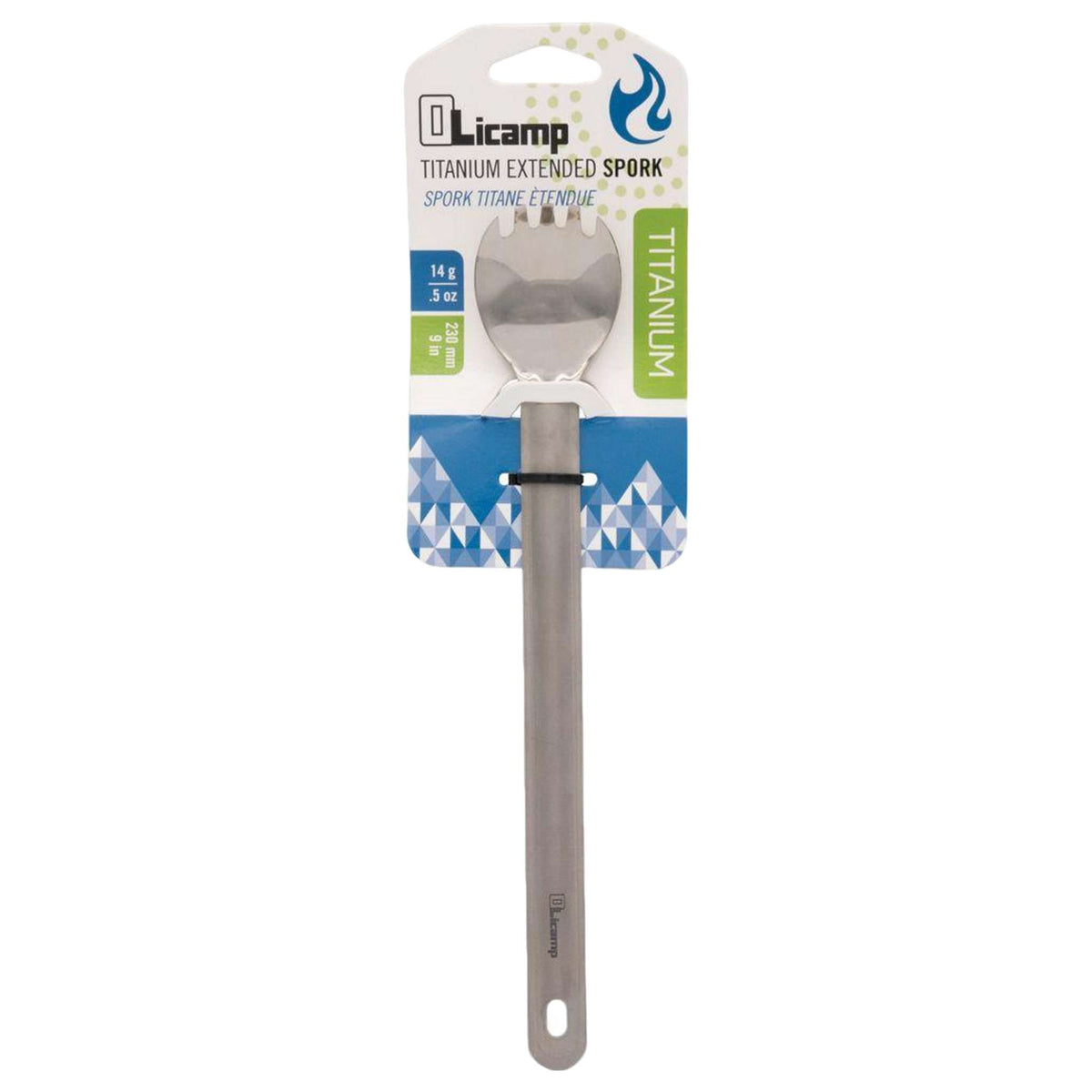 Olicamp extended titanium camping spork