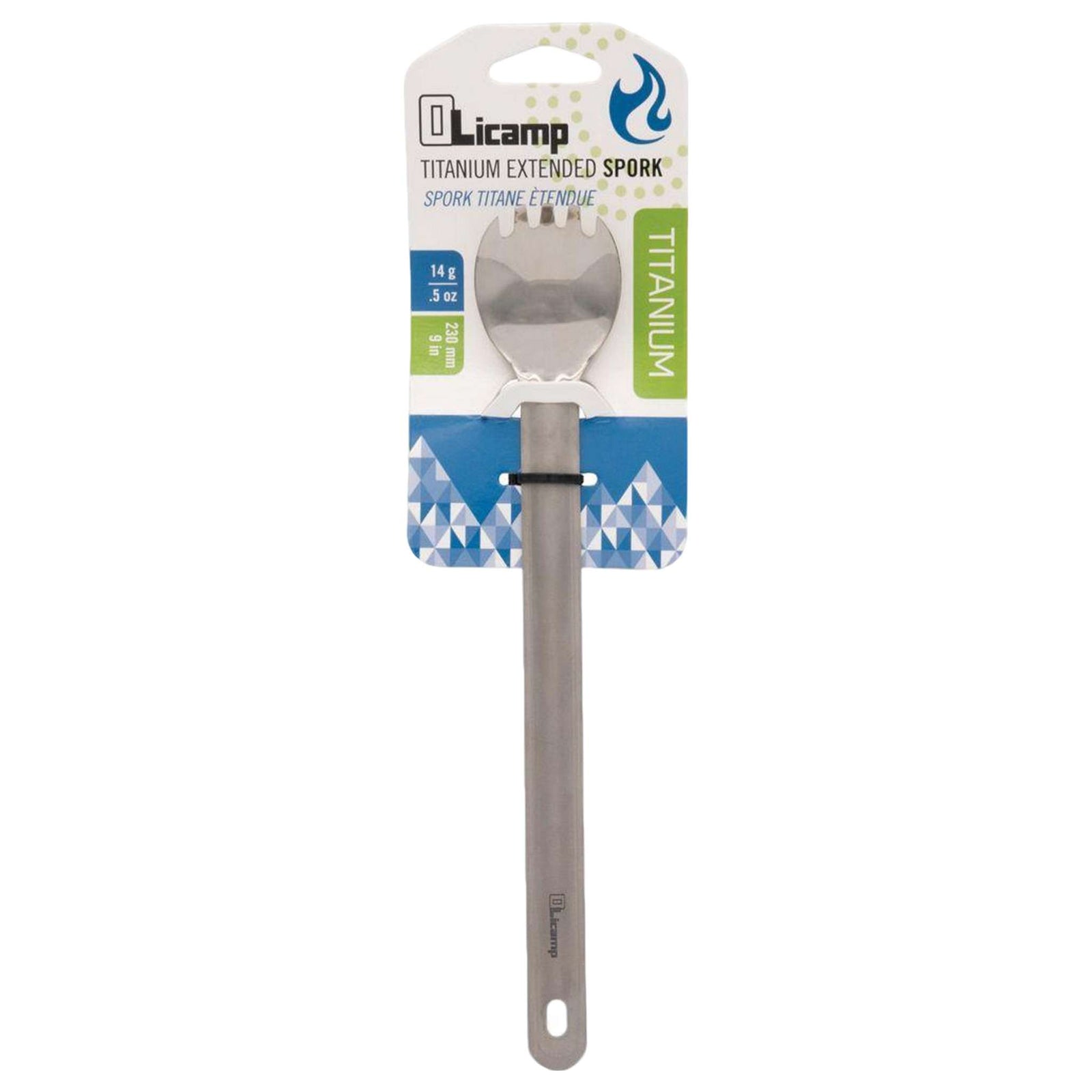 Olicamp Extended Titanium Spork – Reach New Depths of Flavor on Your Outdoor Feasts