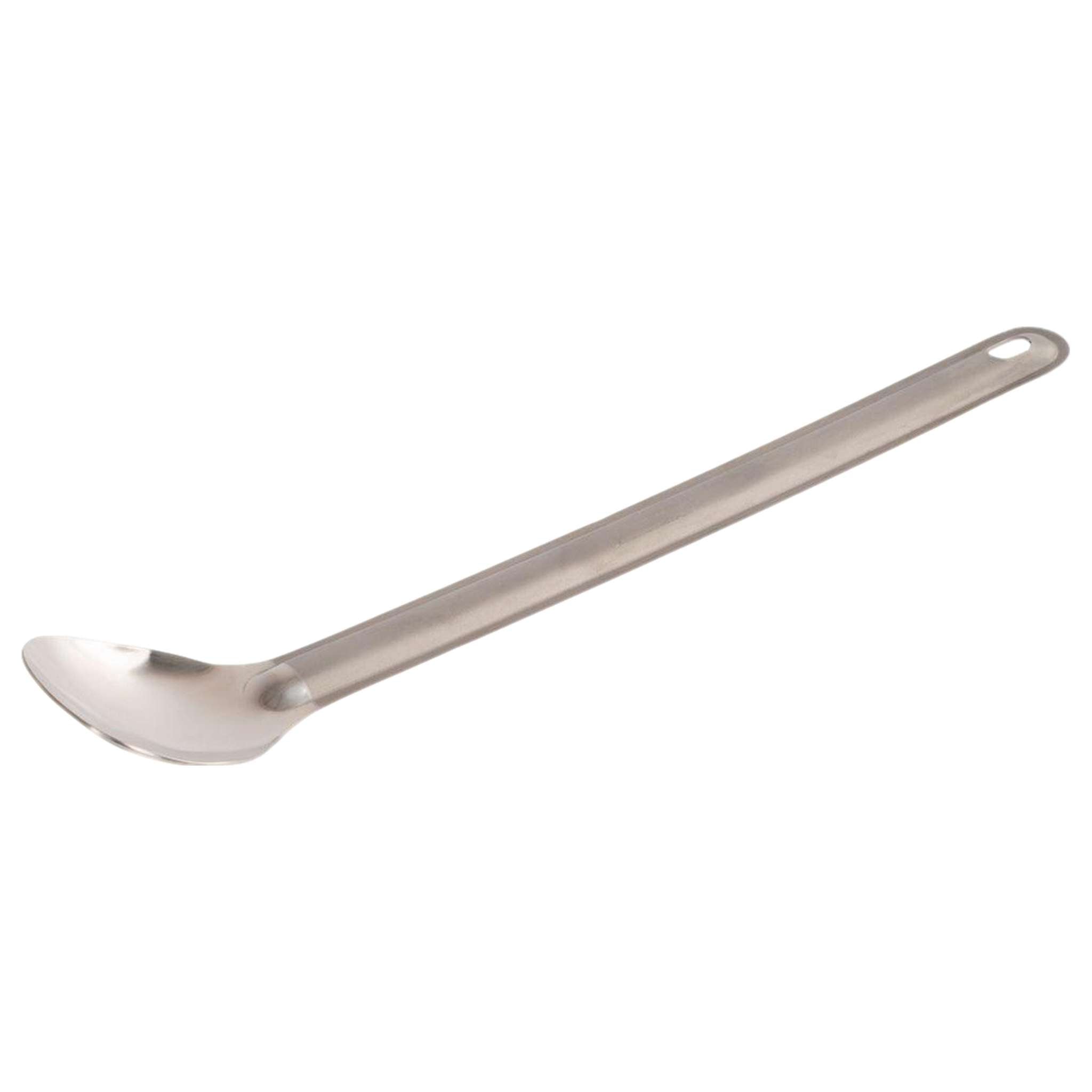 Ultralight Olicamp Titanium Long Spoon - Extend Your Reach in Outdoor Dining