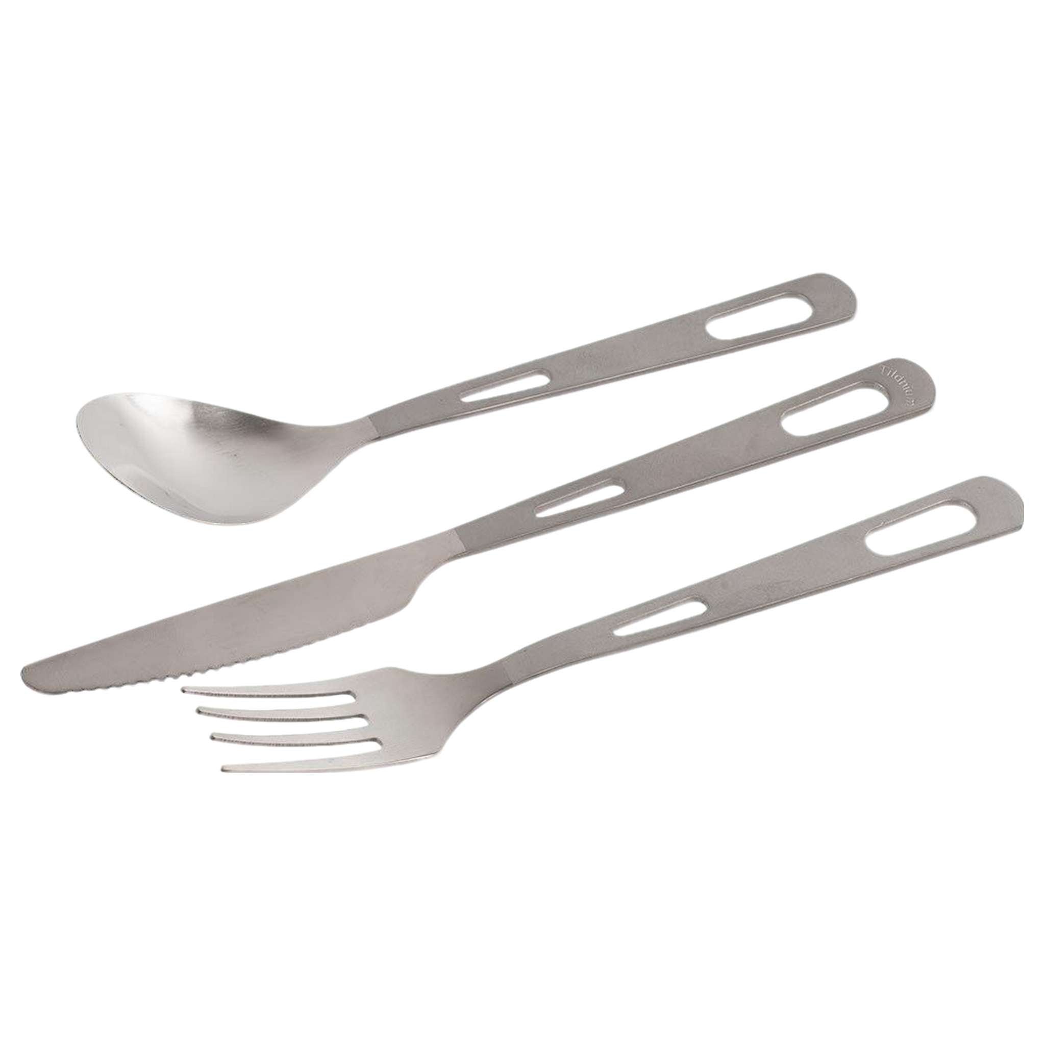 Titanium 3 Piece Cutlery Set - Ultralight, Durable Outdoor Eating Tools