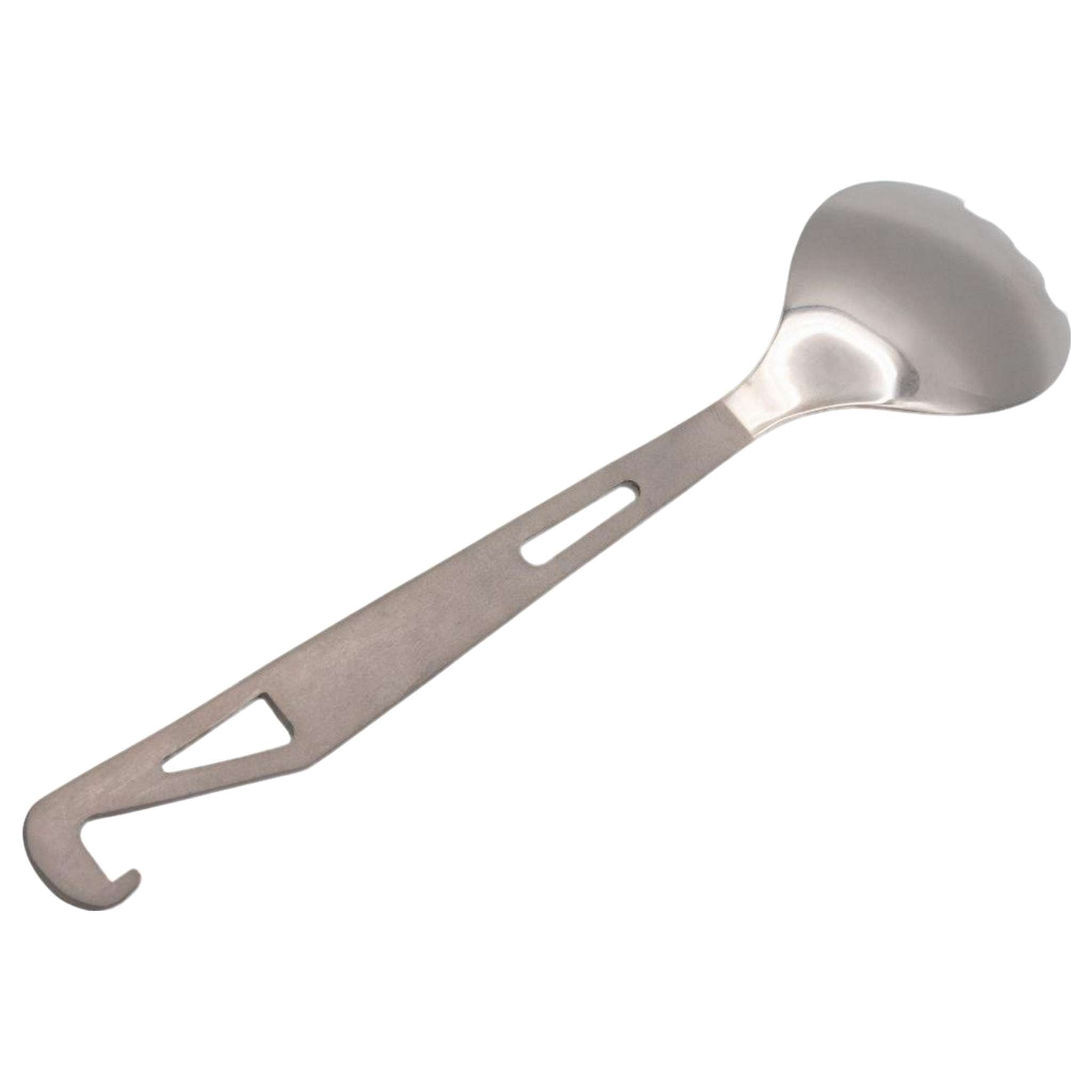 Titanium Spork with Integrated Bottle Opener - Ultra-Lightweight Outdoor Eating Tool