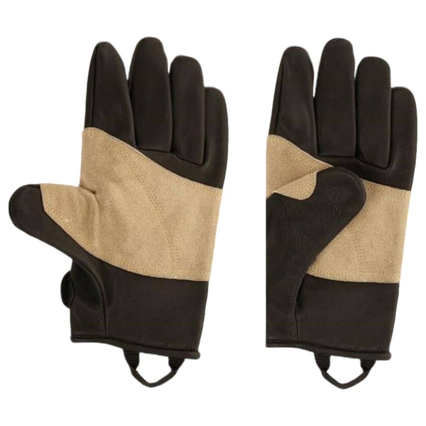 Grippy Leather Glove - Full-Finger Durability for Climbing & Rescue