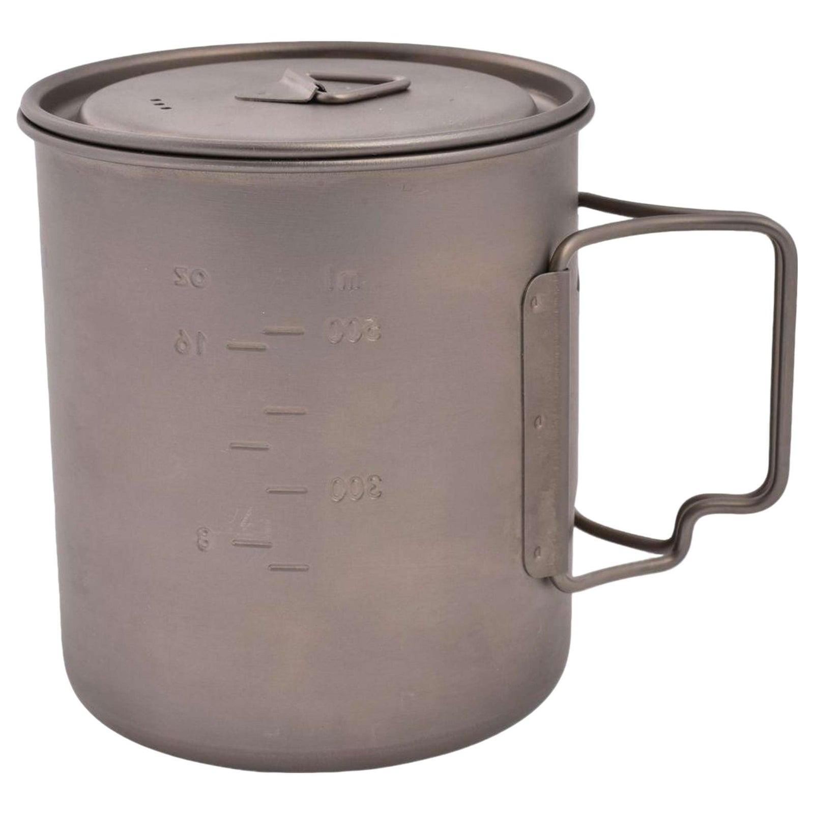 Titanium Space Saver Mug 750ml with Lid - Ultra-Lightweight for Hiking & Camping