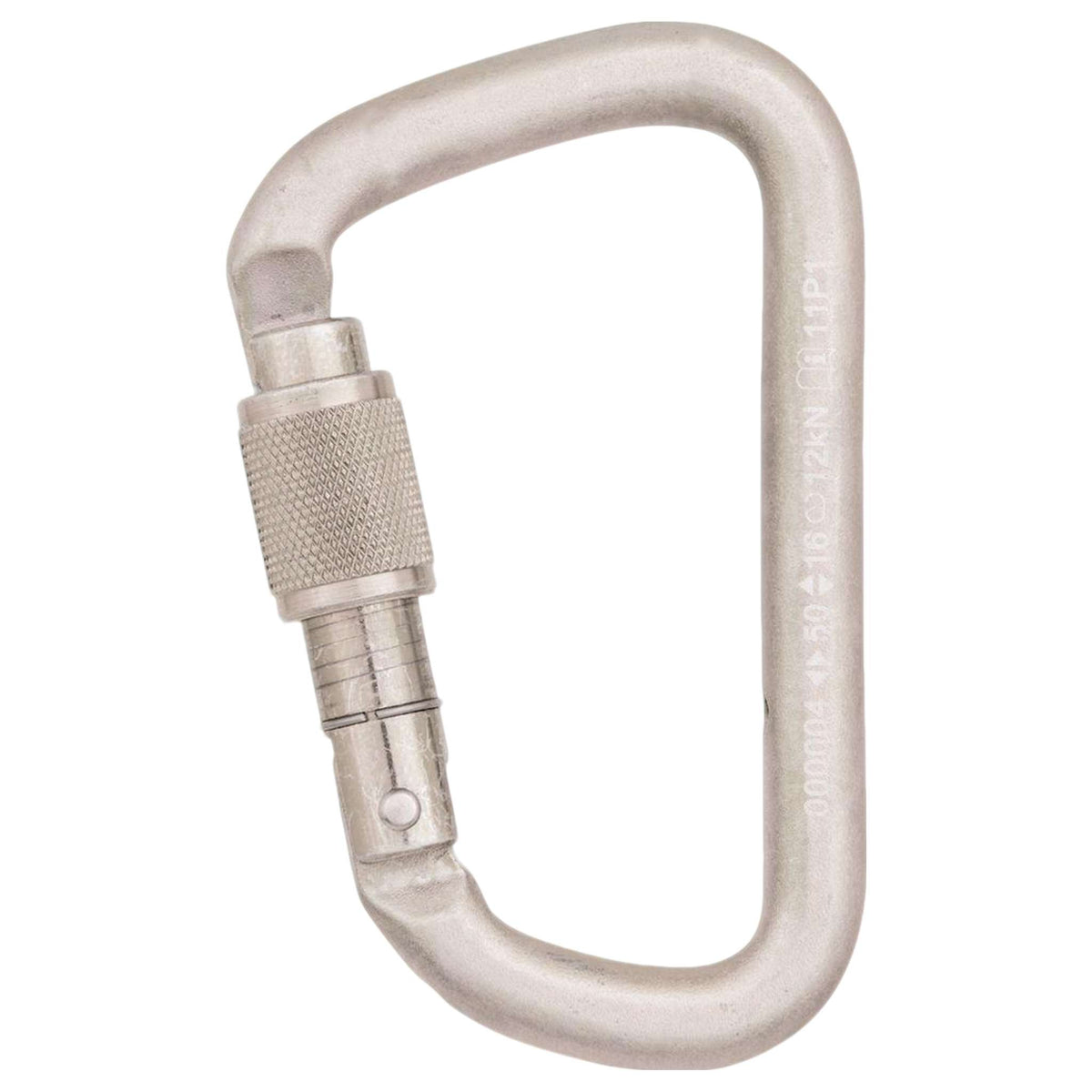 Cypher G Series modified D screw-gate climbing carabiner