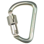 G Series Large D 3AL ANSI Black Carabiner - Triple Lock for Climbing Safety