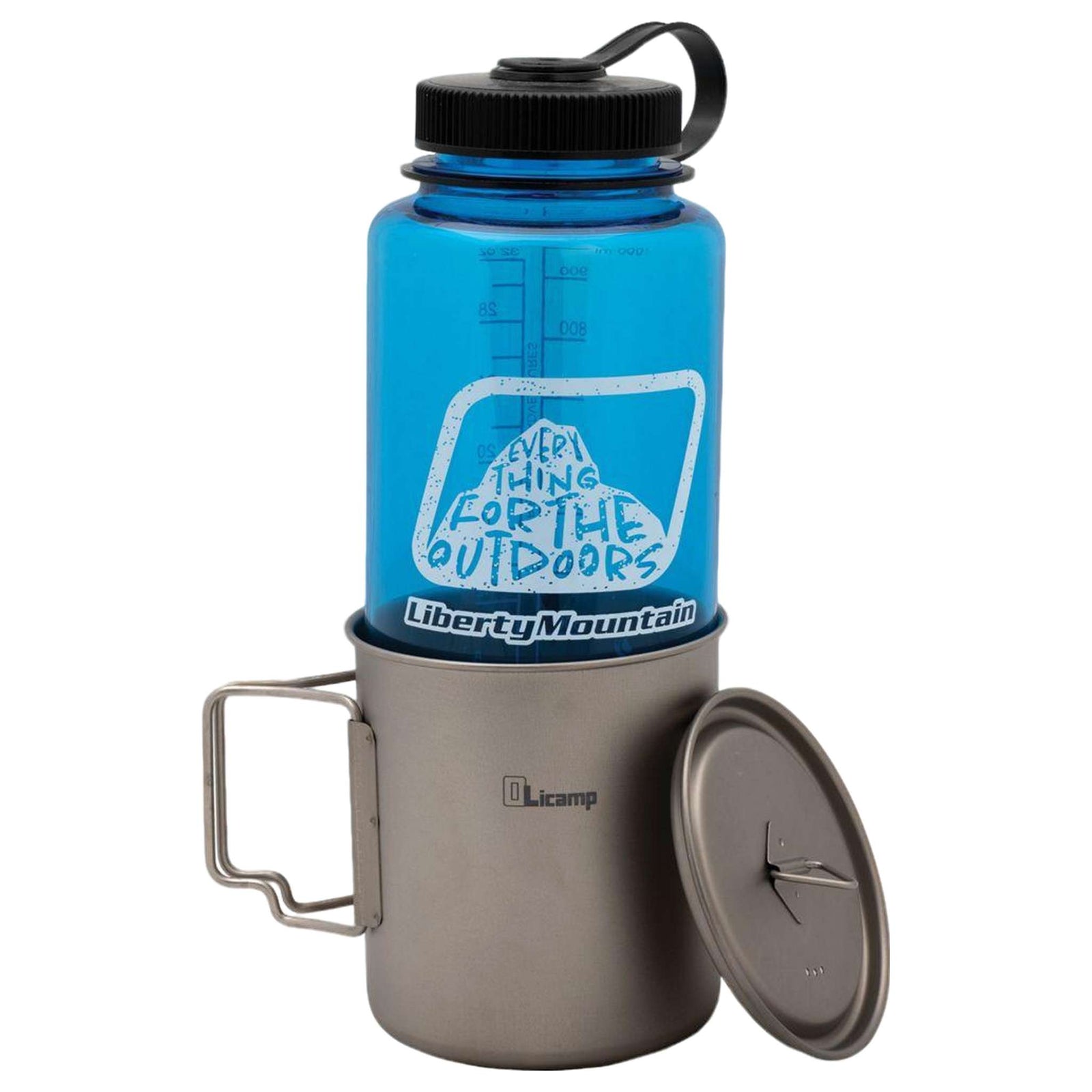 Titanium Space Saver Mug 750ml with Lid - Ultra-Lightweight for Hiking & Camping