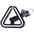 High-Fidelity Copper Alloy Triangle Bike Bell - Easy-Mount CNC Base for All Bikes