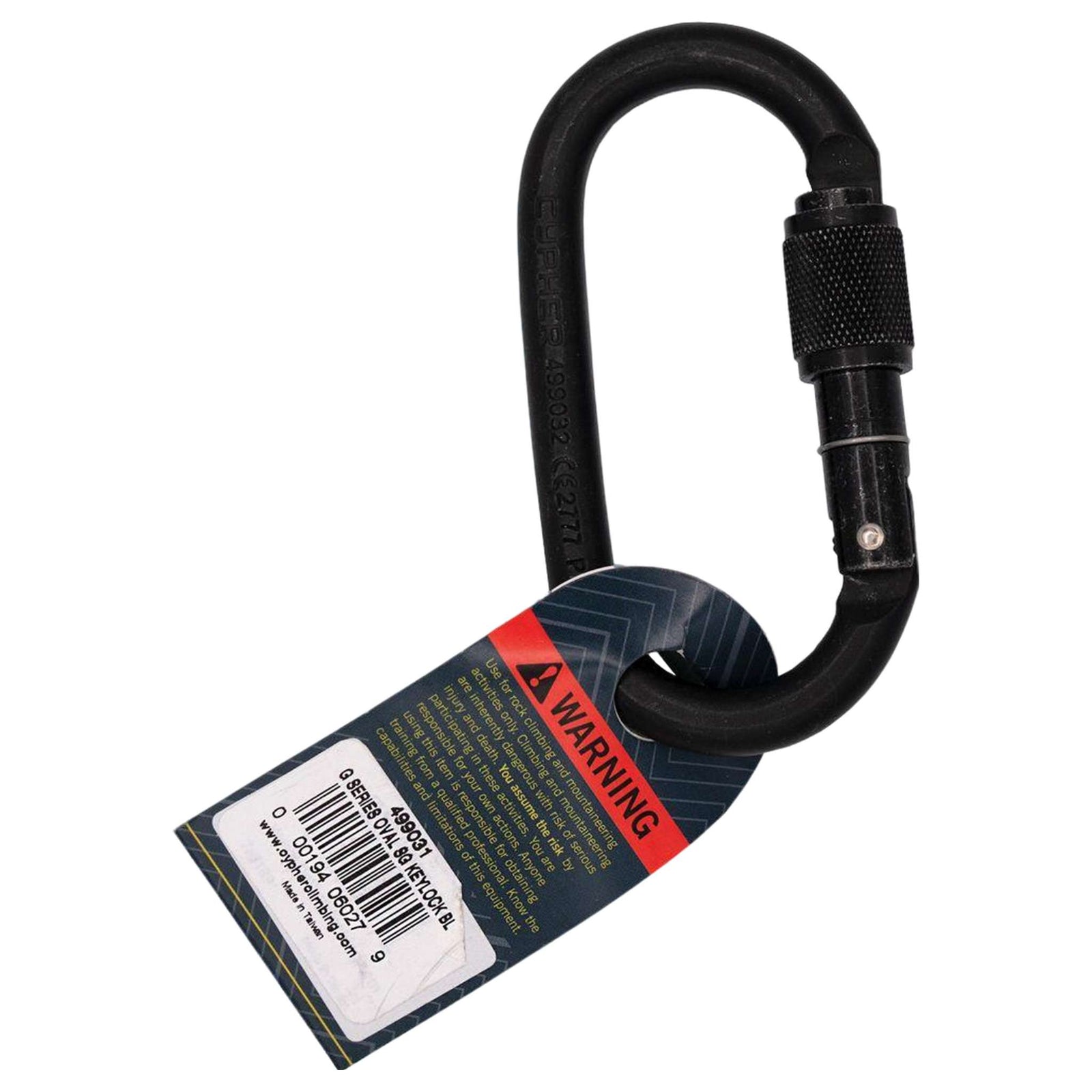 G SERIES OVAL SG KEYLOCK Carabiner - The Climber's Choice for Secure, Snag-Free Operation