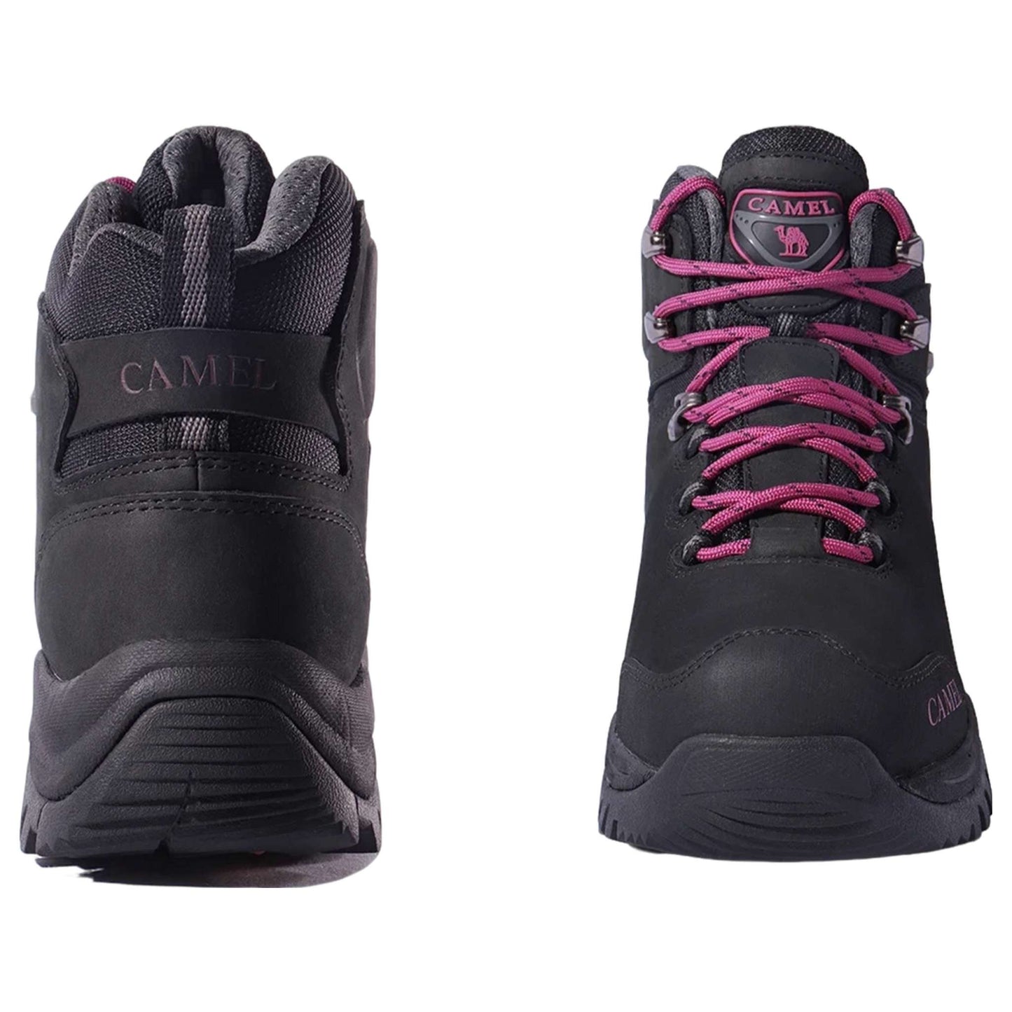 Women's Camel-Tex Waterproof High-Top Hiking Boots – Anti-Slip, Durable Trekking Footwear