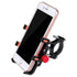 360° Rotatable Alloy Phone Mount - Secure & Versatile GPS Handlebar Bracket for Bikes & Motorcycles