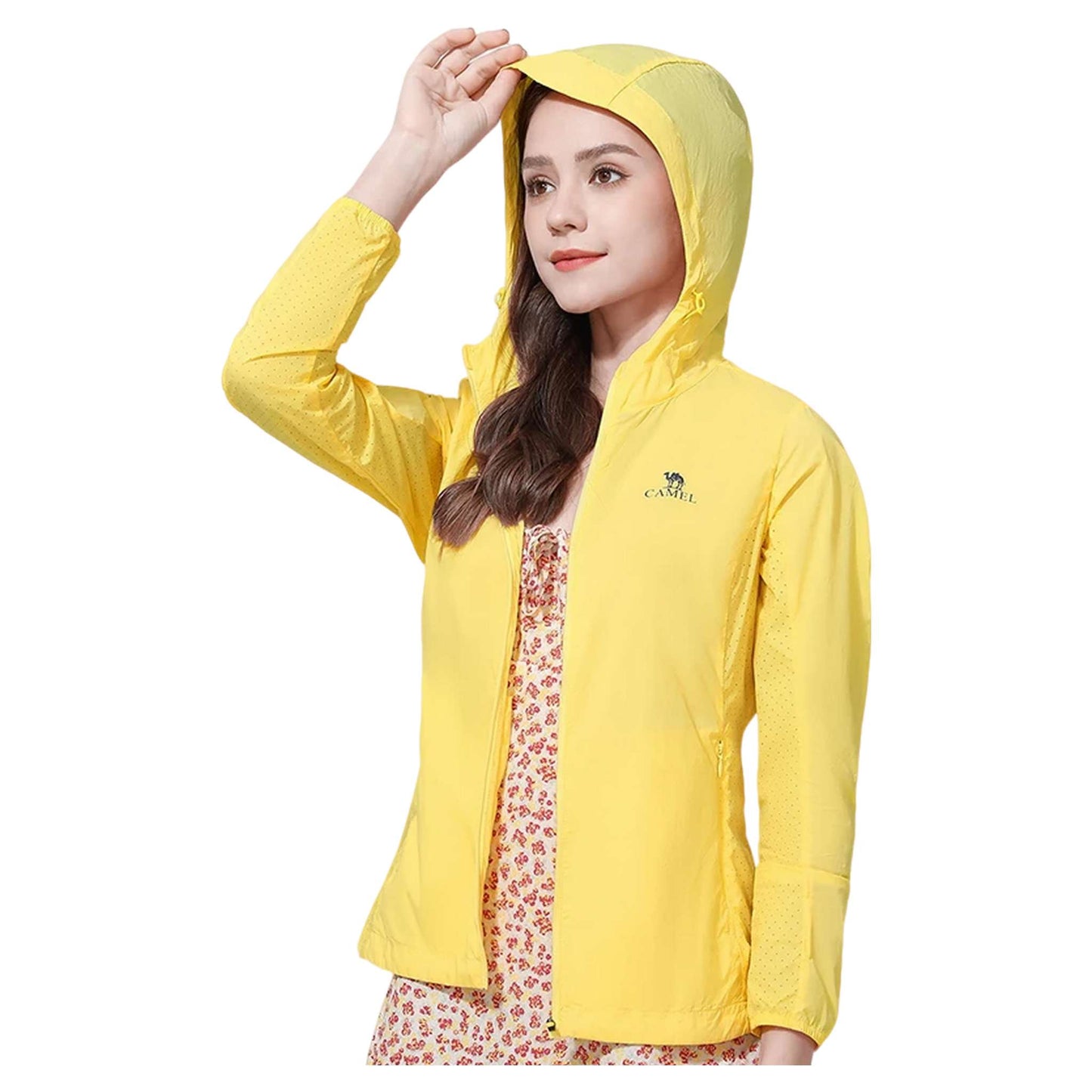 Ethereal Trailblazer Women's Hiking Jacket - Breathable & Waterproof with Sun Protection