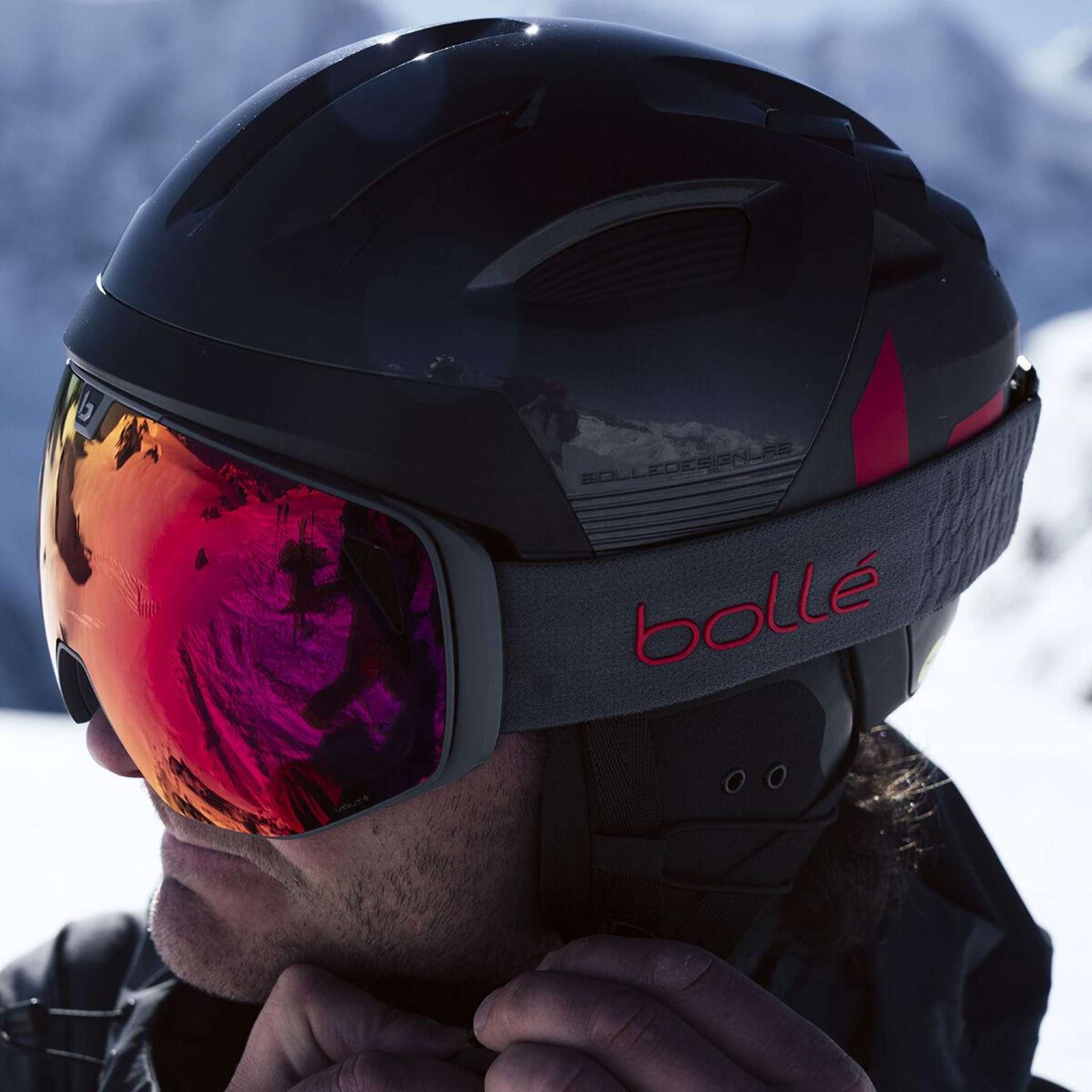 Bolle RYFT MIPS Helmet, Titanium Red Matte