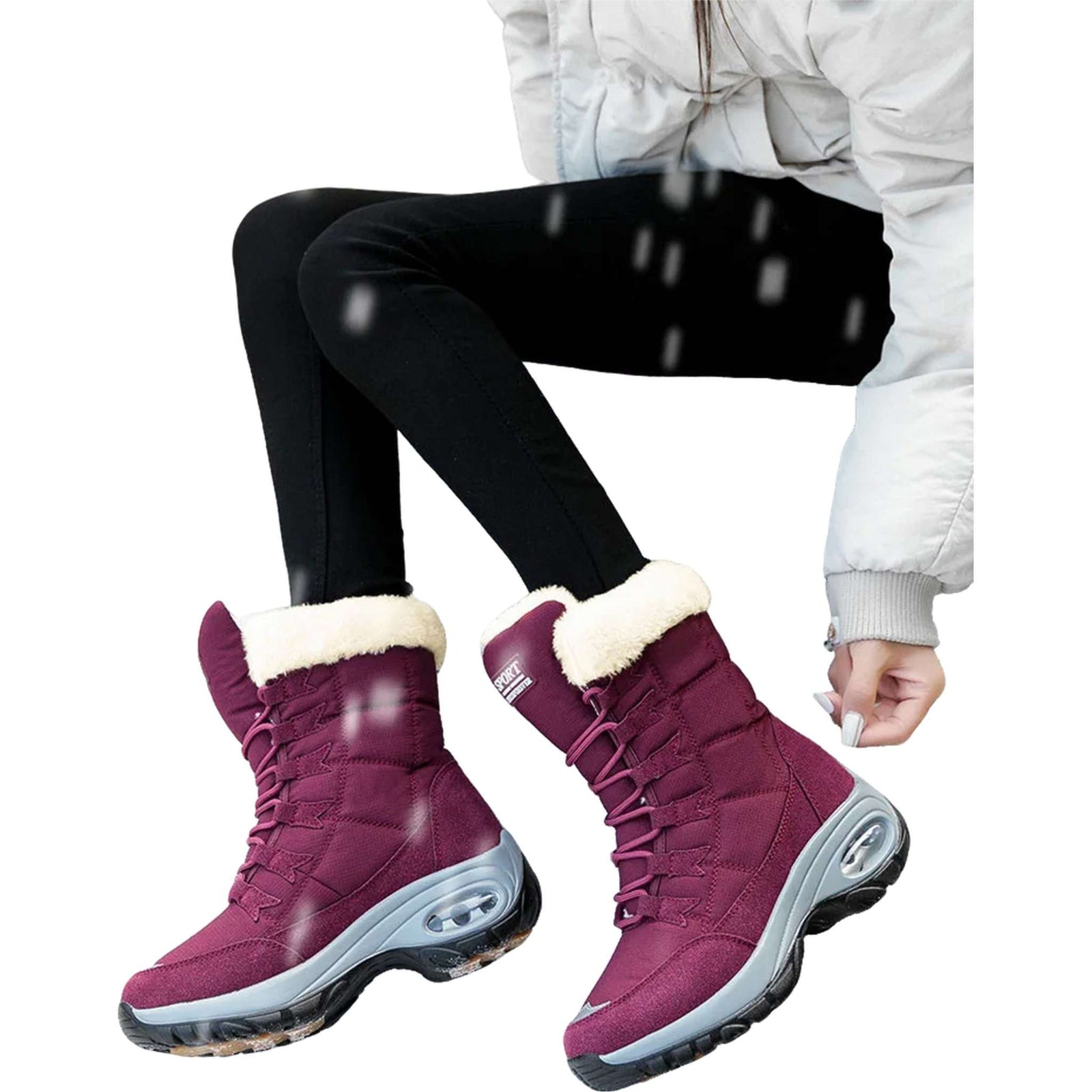 Waterproof Snow Boots - Women's