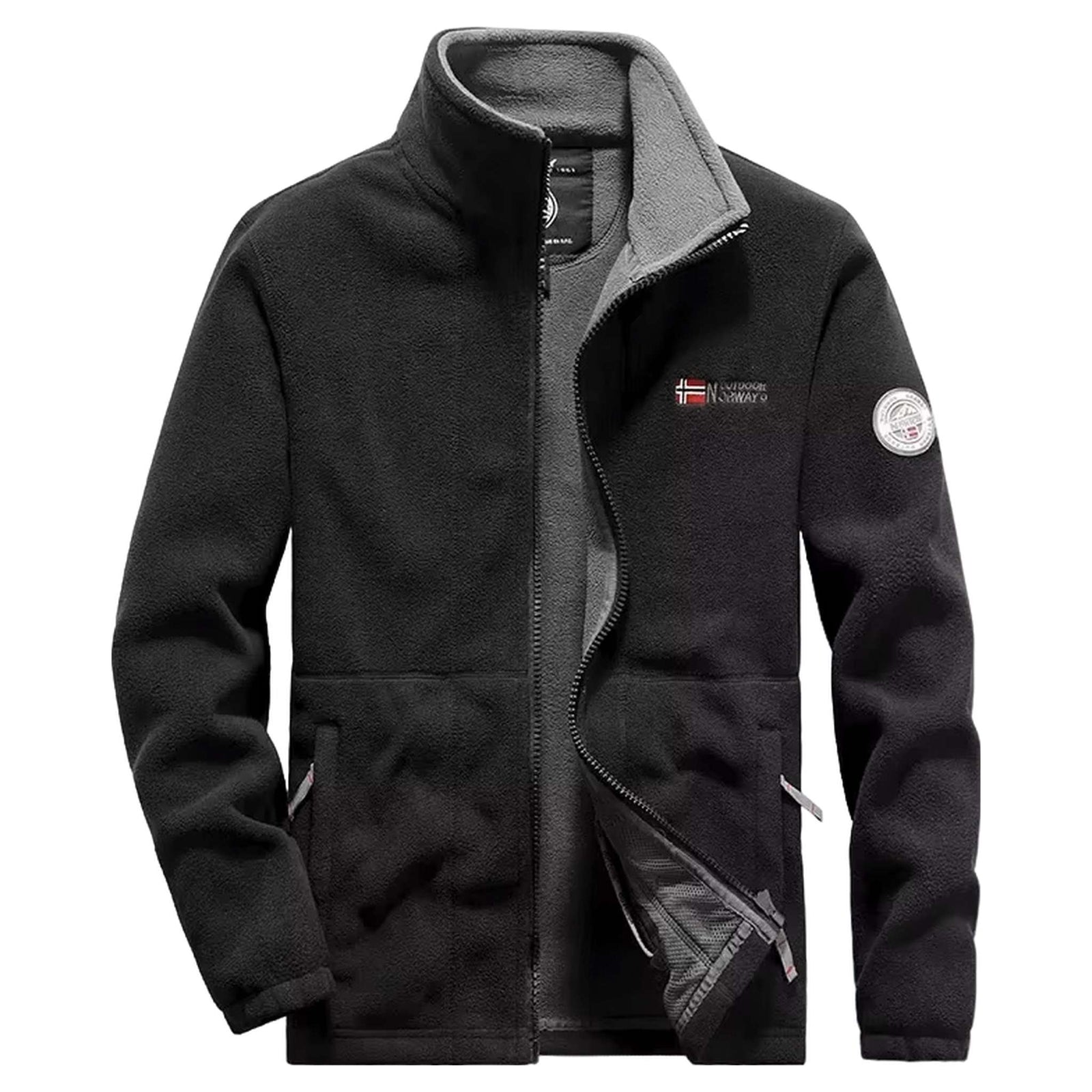 Alpex Men’s Full-Zip Polar Fleece Jacket - Men's