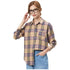 Flannel Plaid Shirt for Women