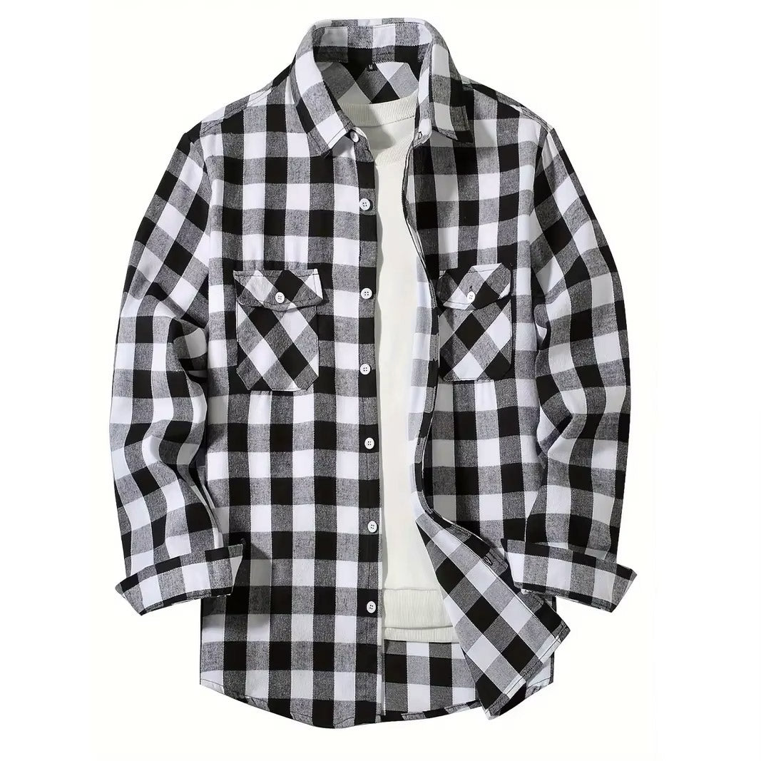 GridLock Flannel Shirt - Men's